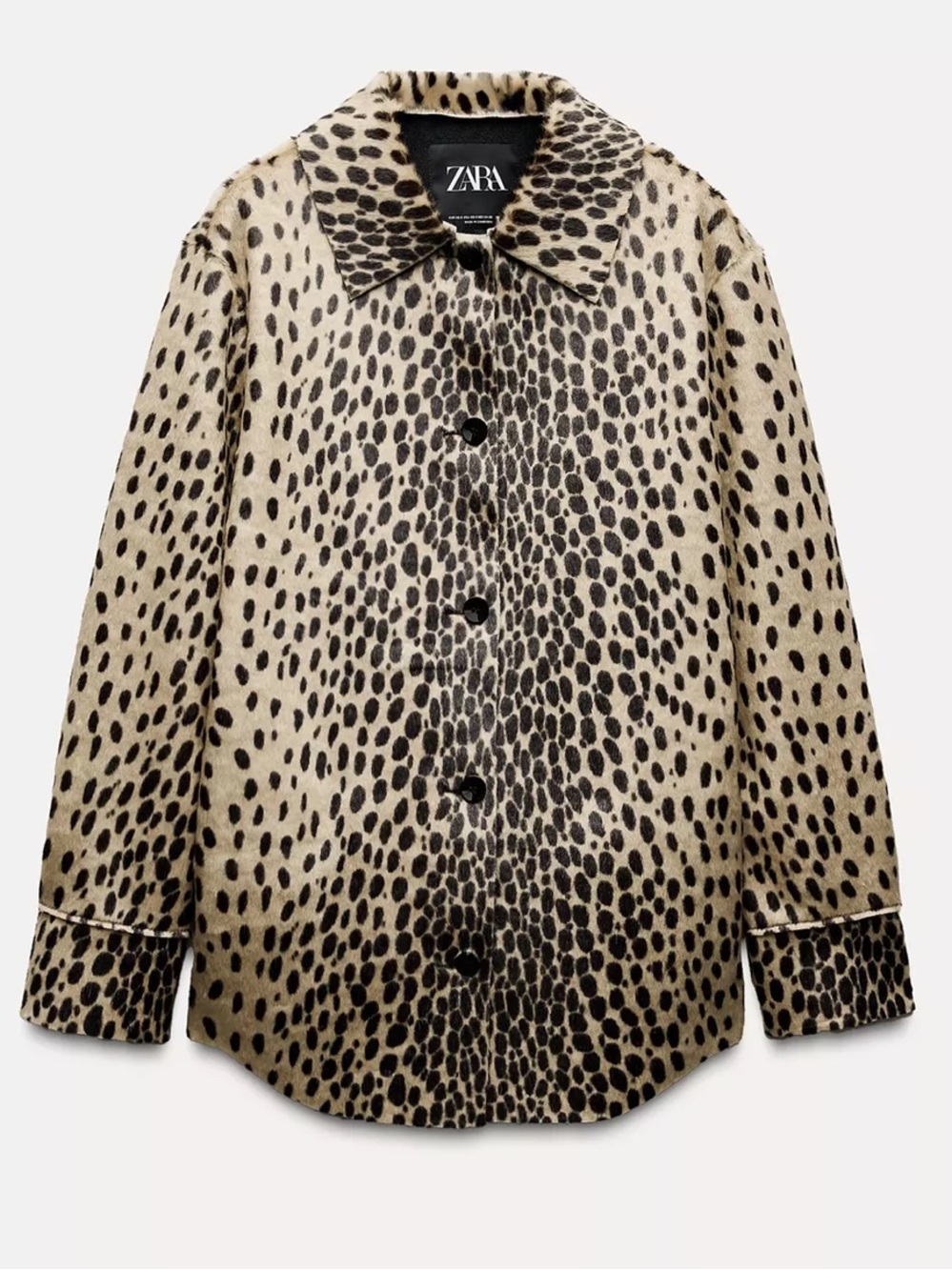 NWT Zara animal print jacket